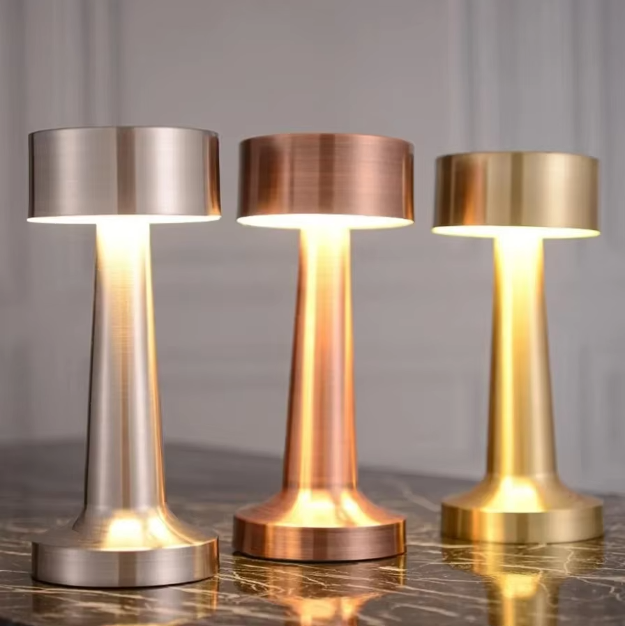Stylish Touch Table Lamp with LED Night Light