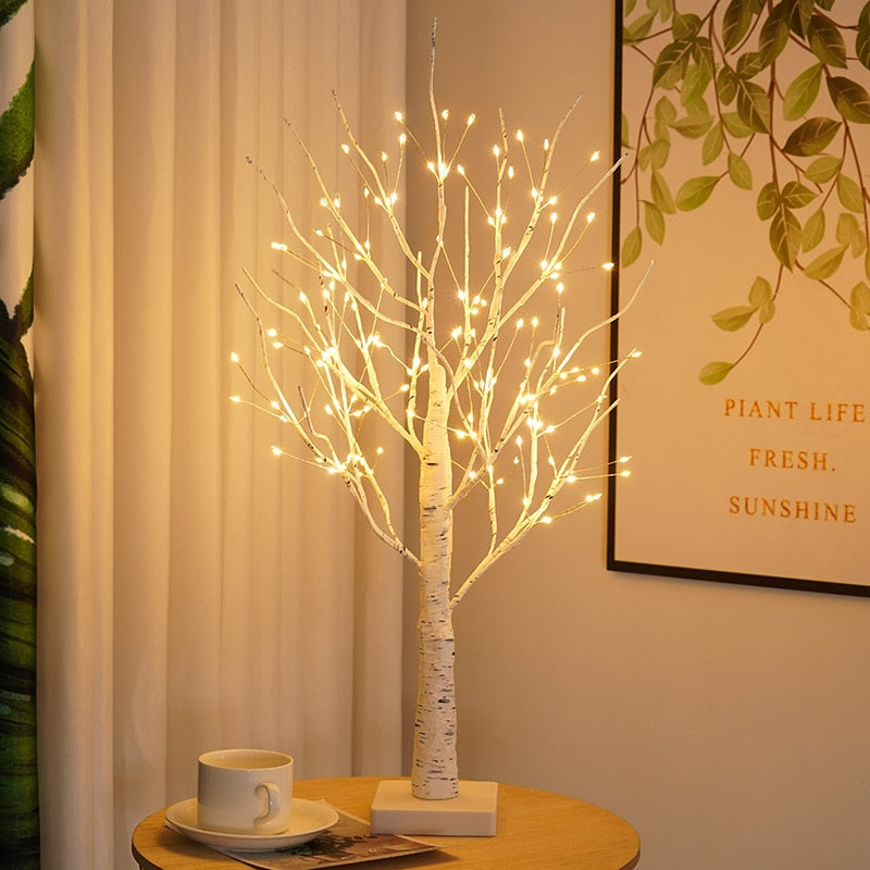 Bright Wood Accent Table Lamp - Luxicro