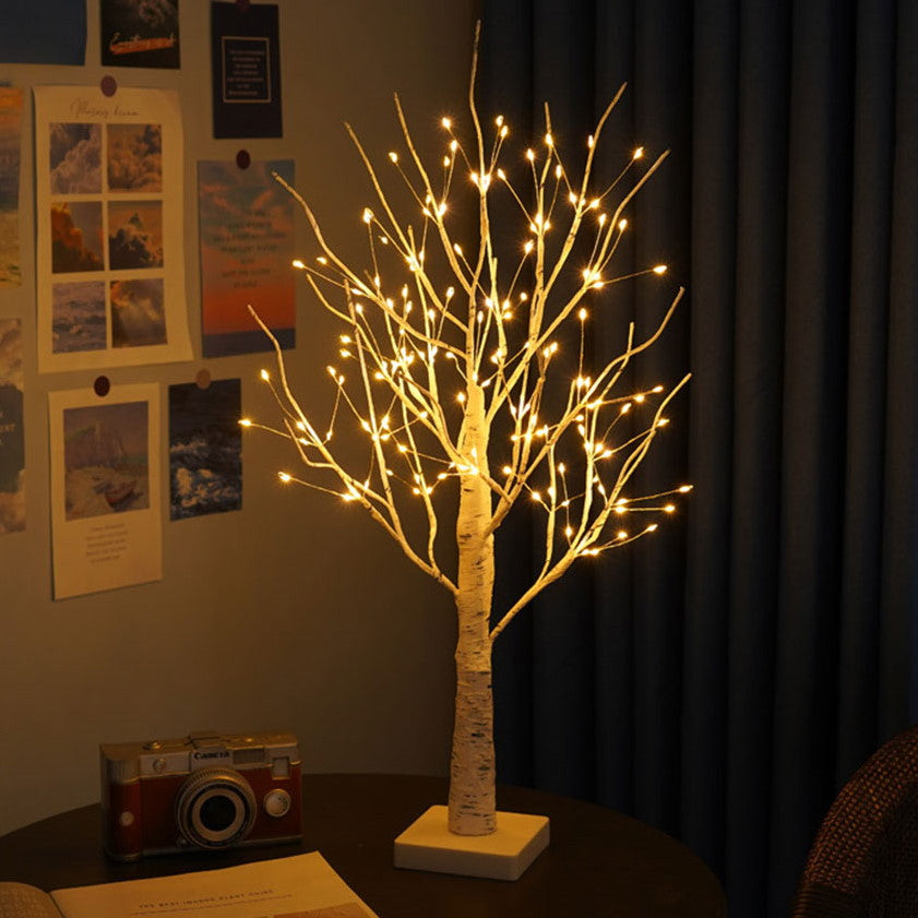 Bright Wood Accent Table Lamp