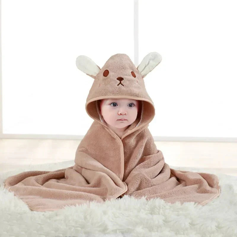 Adorable Animal Hooded Towel for Babies