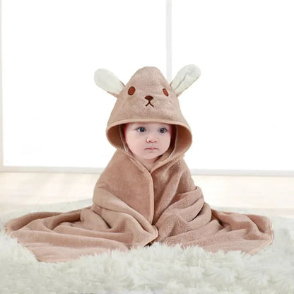 Adorable Animal Hooded Towel for Babies