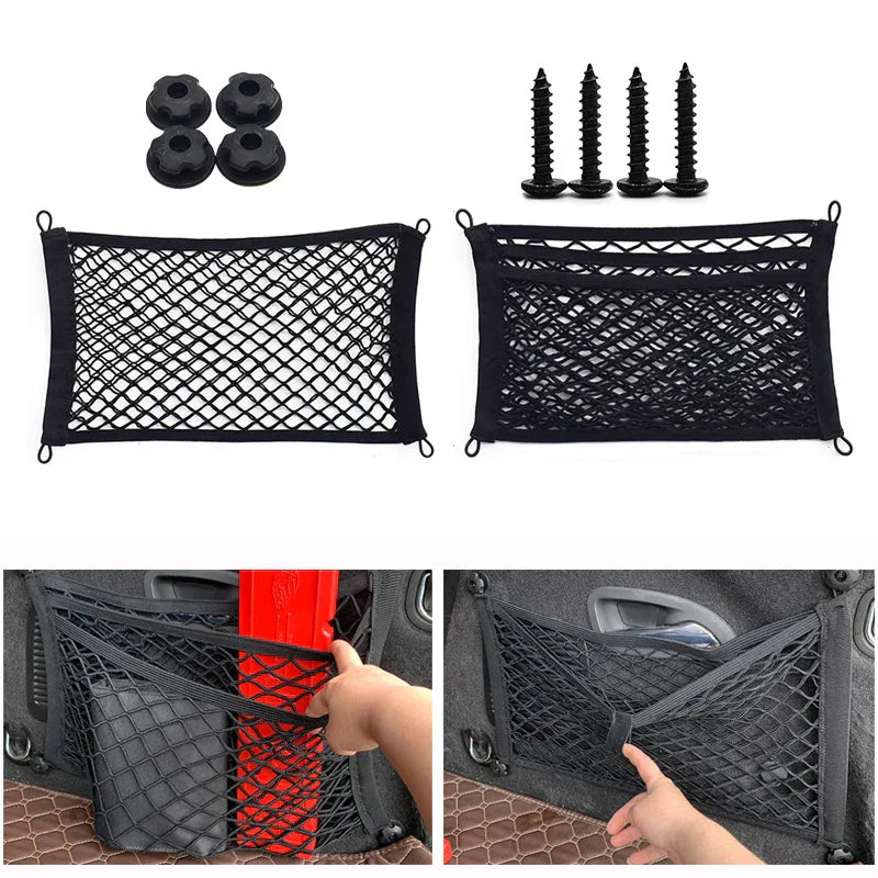 Flexible Car Storage Net Pocket Organizer
