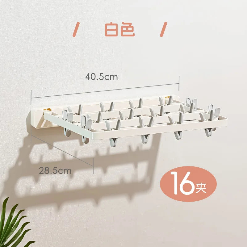 Space Saving Foldable Wall Mount Dryer Rack