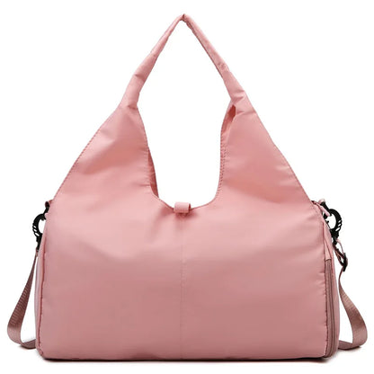 Athletic Gym Bag with Shoe Compartment