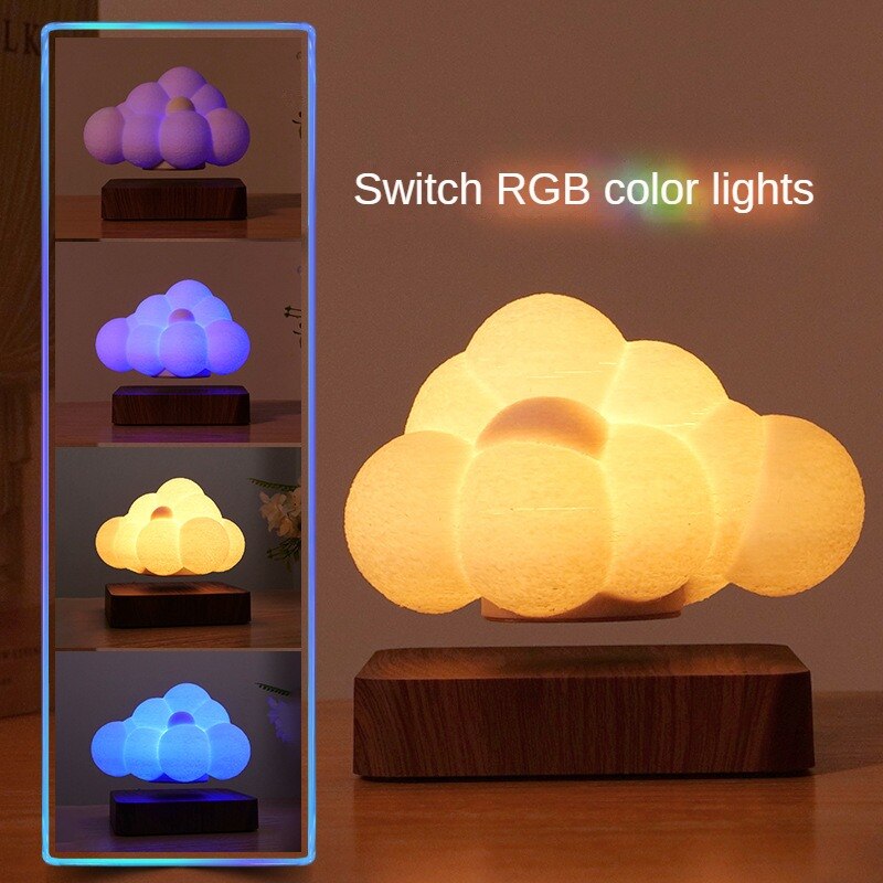 Floating Orb LED Night Light Lamp - Luxicro