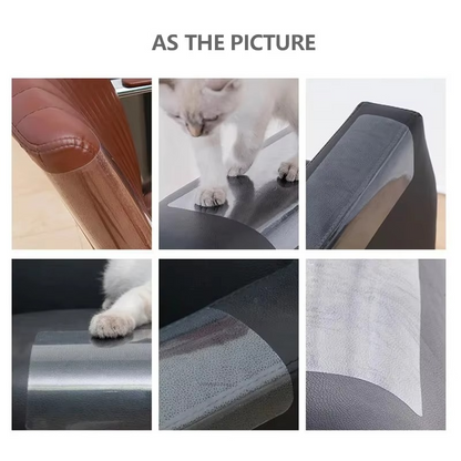 Clear Cat Scratch Protector for Sofas and Chairs