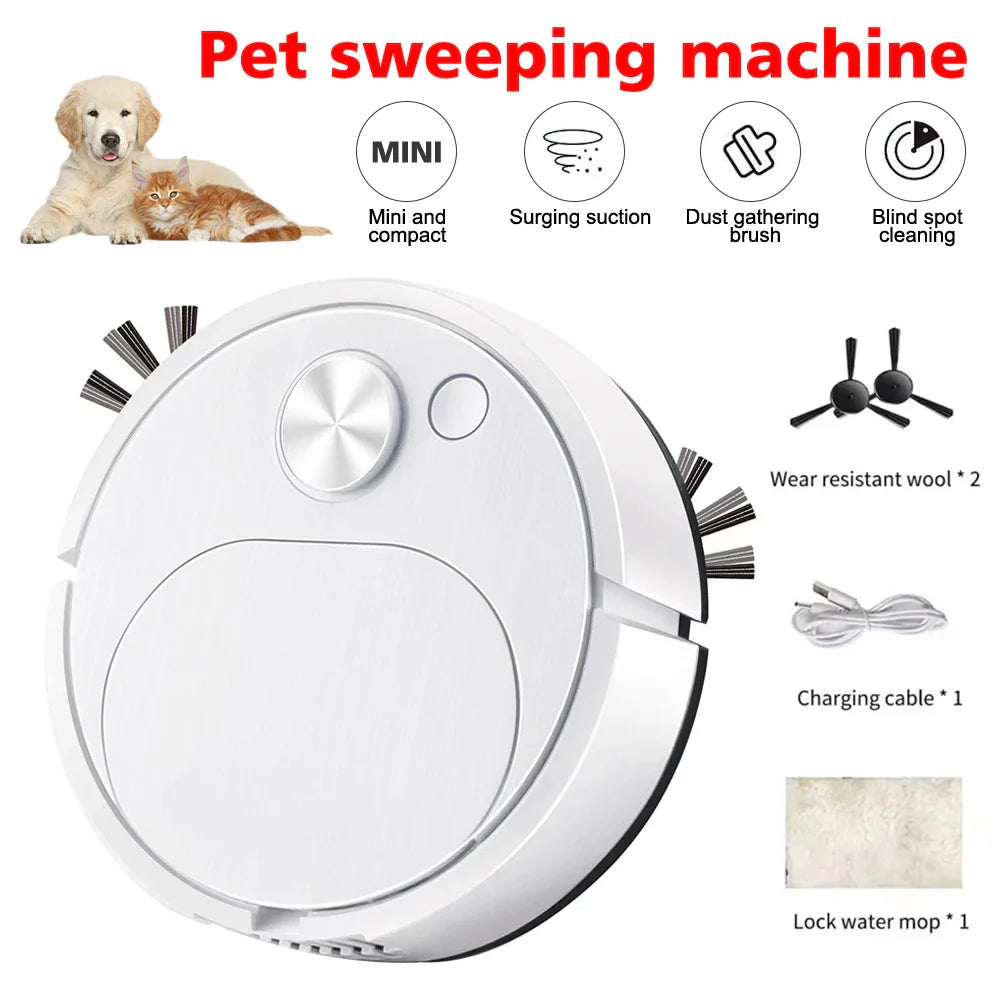 Advanced Smart Robot Vacuum Cleaner 3-in-1 Pet Hair
