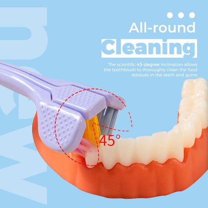 Gentle 3-Sided Soft Bristle Toothbrush