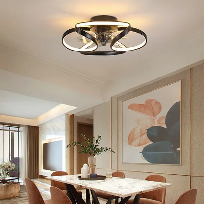 Energy Efficient Ceiling Fan with LED Light and Remote