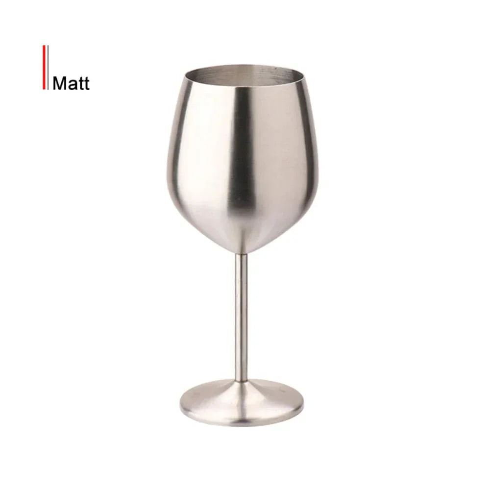 Premium Metal Wine Glass
