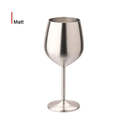 Premium Metal Wine Glass