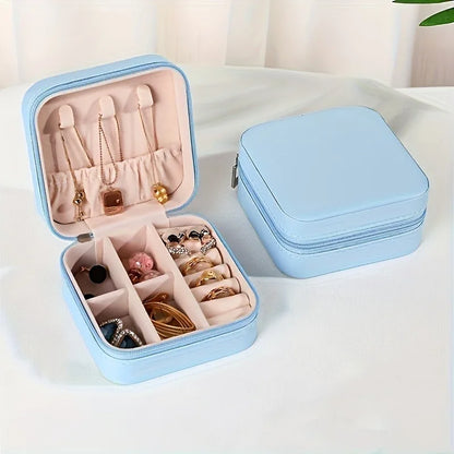 Compact Travel Jewelry Storage Case