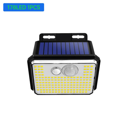 Bright Outdoor Solar Wall Light with Motion Sensor