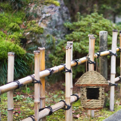 Cozy Natural Garden Bird House
