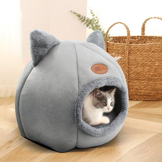 Cozy Soft Kitty Bed House - Luxicro