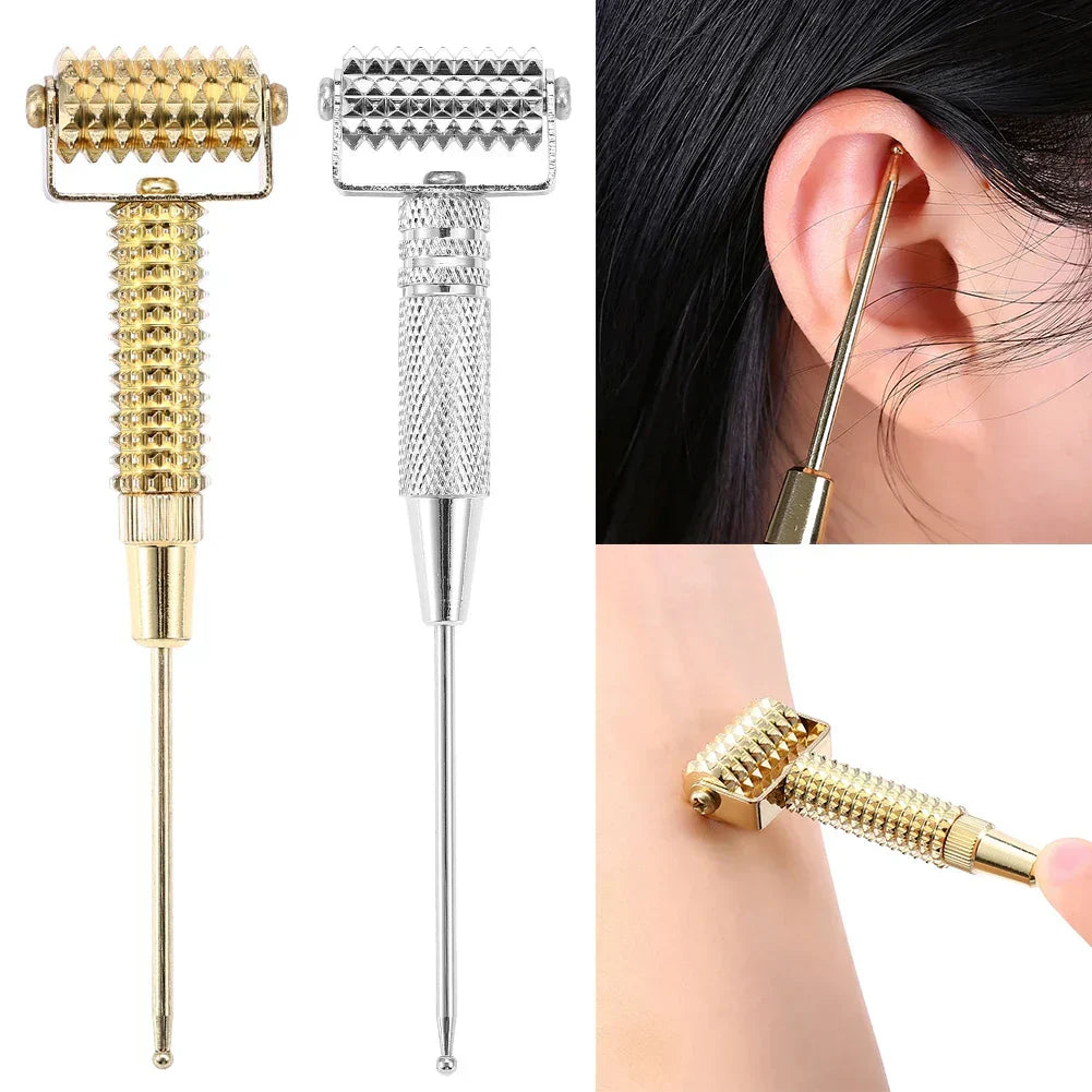 Compact Metal Muscle Roll Massager