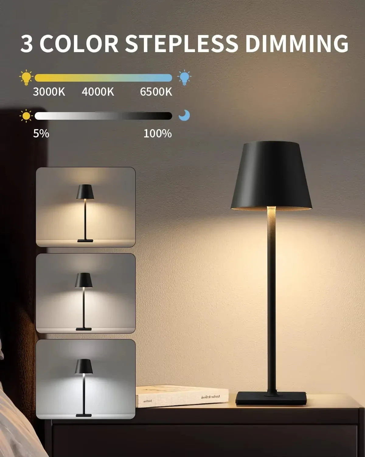Bright Adjustable USB Table Lamp