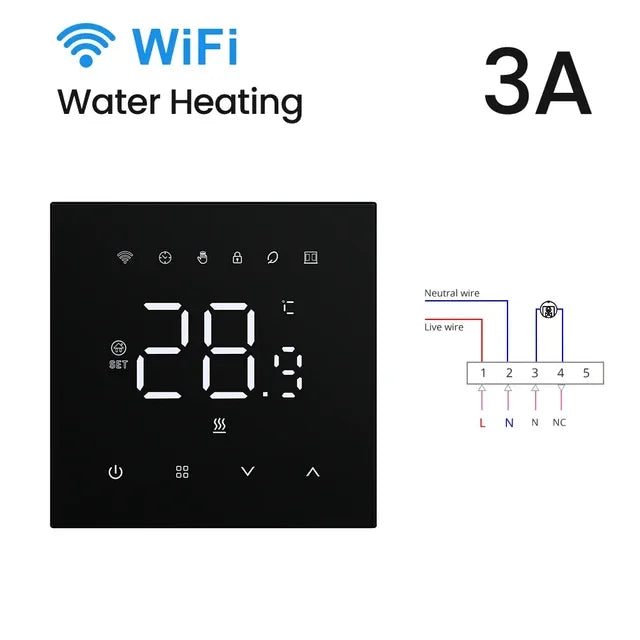 Intelligent WiFi Thermostat Touchscreen Energy Saver