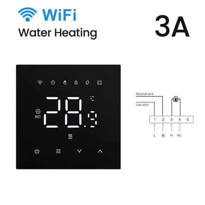 Intelligent WiFi Thermostat Touchscreen Energy Saver