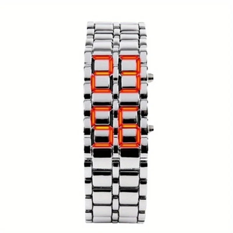 Colorful LED Flowing Digital Sports Watch - Luxicro