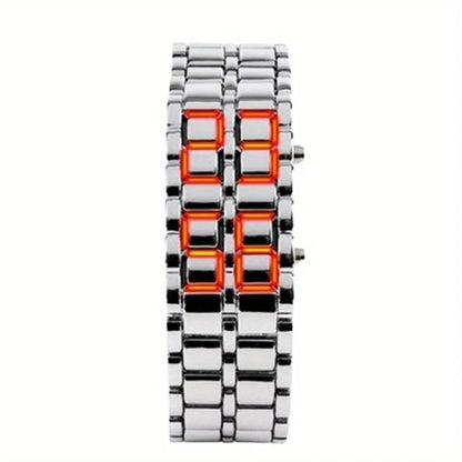 Colorful LED Flowing Digital Sports Watch - Luxicro