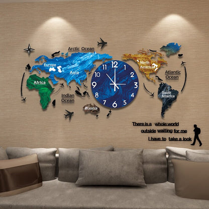 Stylish 3D Acrylic DIY Wall Clock
