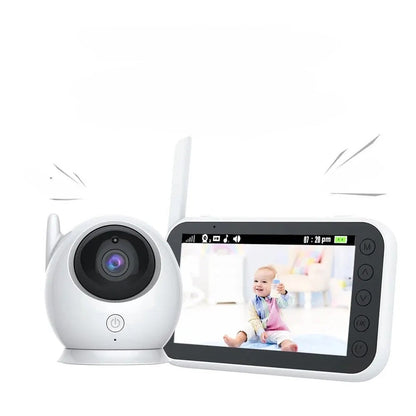 Baby Video Monitor with Night Vision and Lullaby Music - Luxicro
