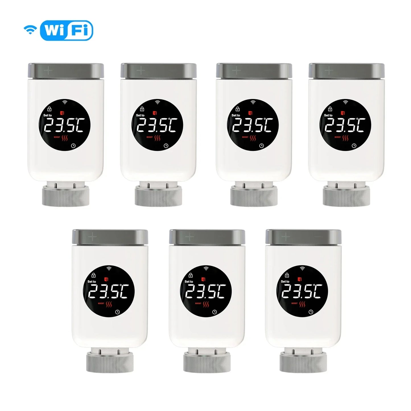 Wireless Thermostat Valve with WiFi and Remote Control