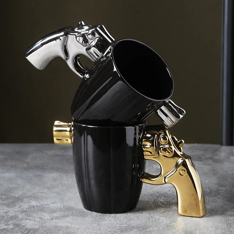 Premium Gun Handle Coffee Mug