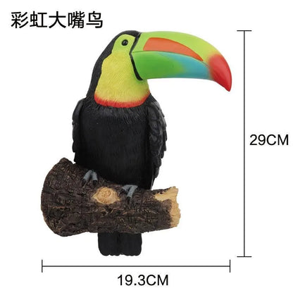 Vibrant Exotic Bird Yard Decoration