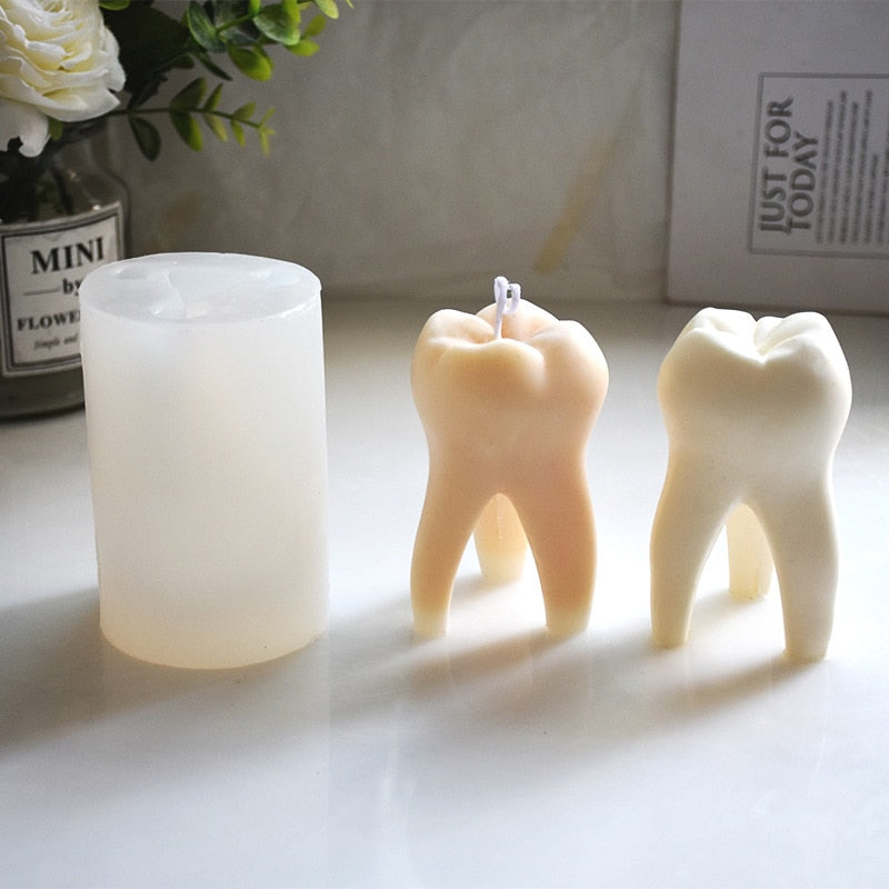 Easy Teeth Silicone Candle Mold
