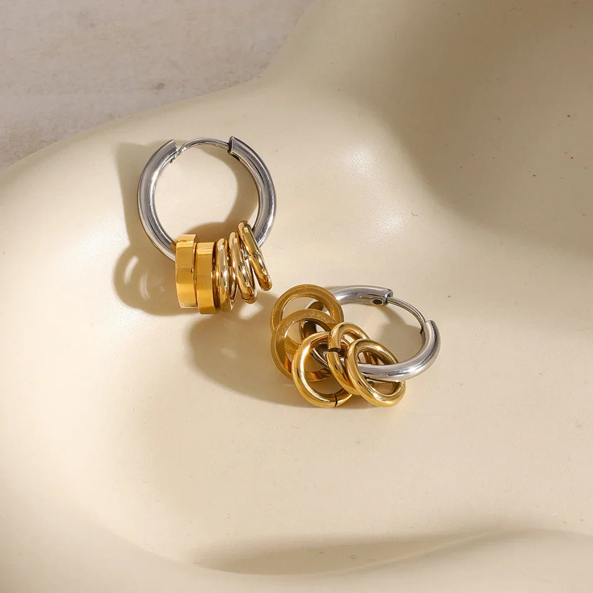 Dainty Twist Drop Spiral Earrings