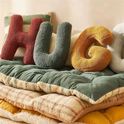 Cute ABC Letter Pillow With Alphabet Design