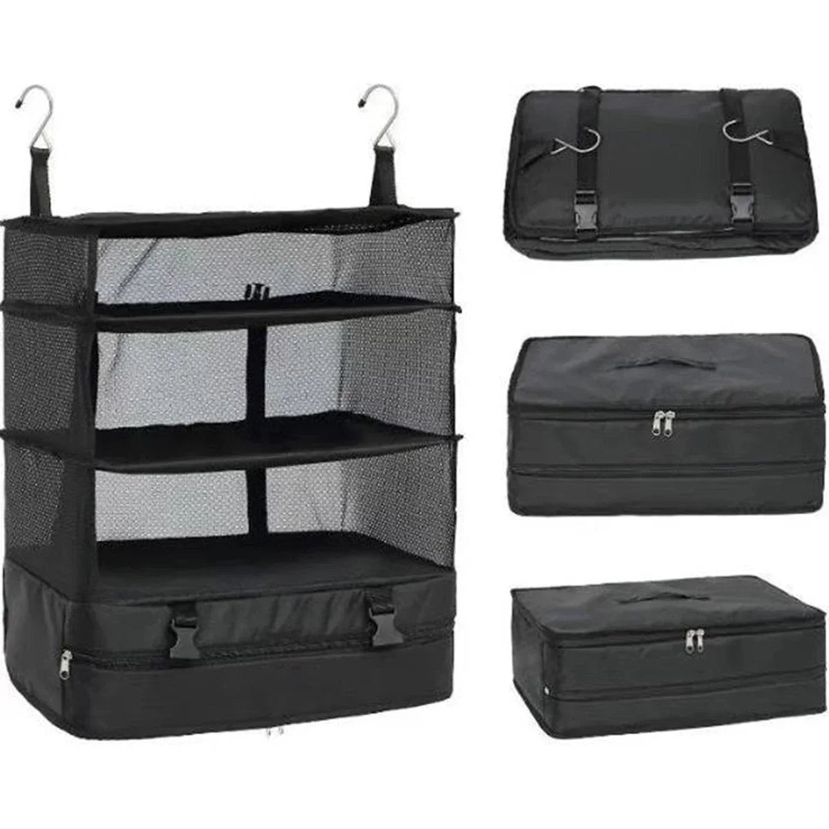 Compact Travel Bag Organizer Shelf - Luxicro