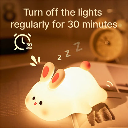 Colorful Duck LED Nightlight Soft Silicone USB Rechargeable