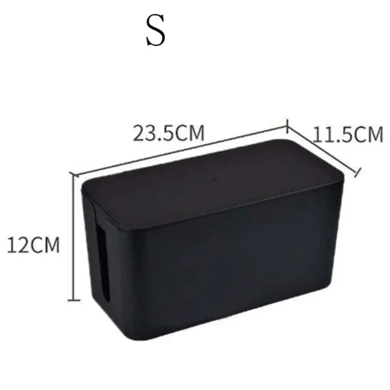 Space Saving Cable Organizer Box - Luxicro
