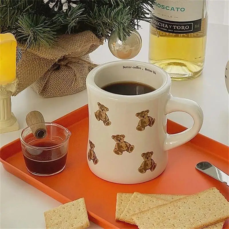 Adorable Teddy Bear Ceramic Coffee Mug