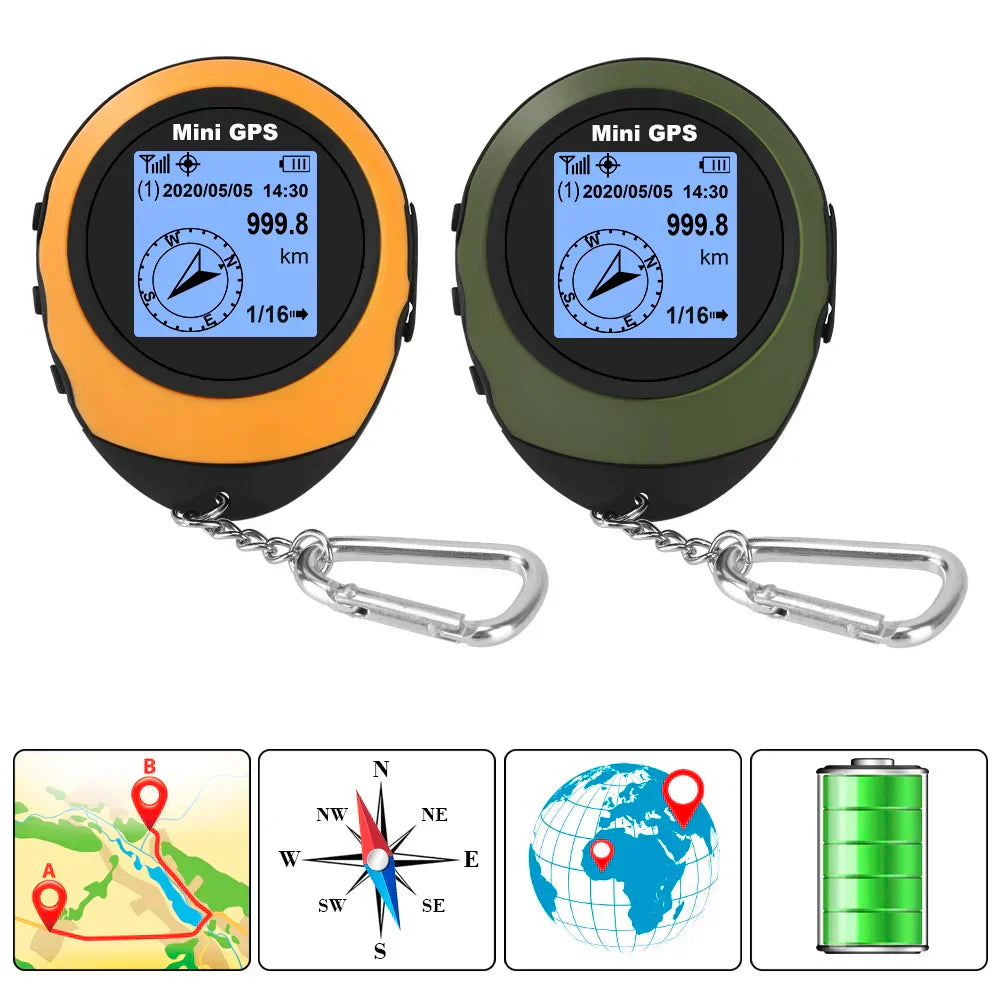Compact Personal GPS Location Tracker with Direction
