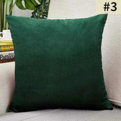 Plush Velvet Pillowcase for Luxury Living Rooms