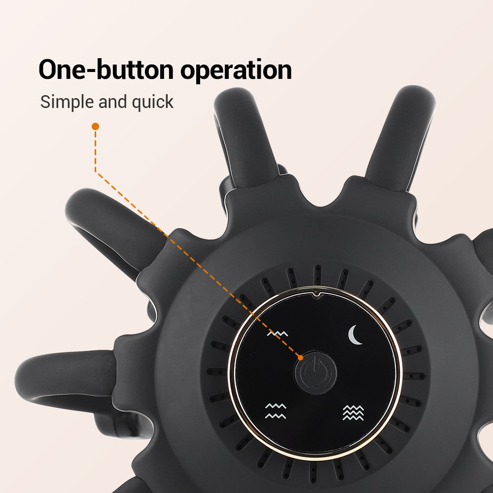 Compact Rechargeable Massage Headphones with Comfort Grip