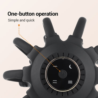 Compact Rechargeable Massage Headphones with Comfort Grip