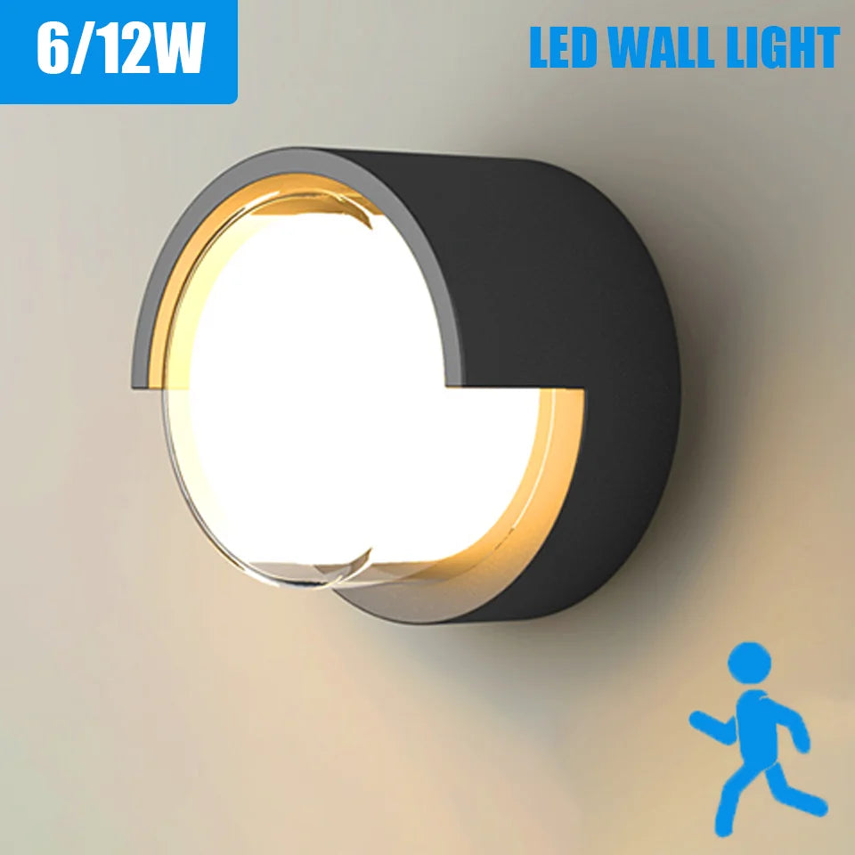 Weatherproof Automatic Security Wall Lamp - Luxicro