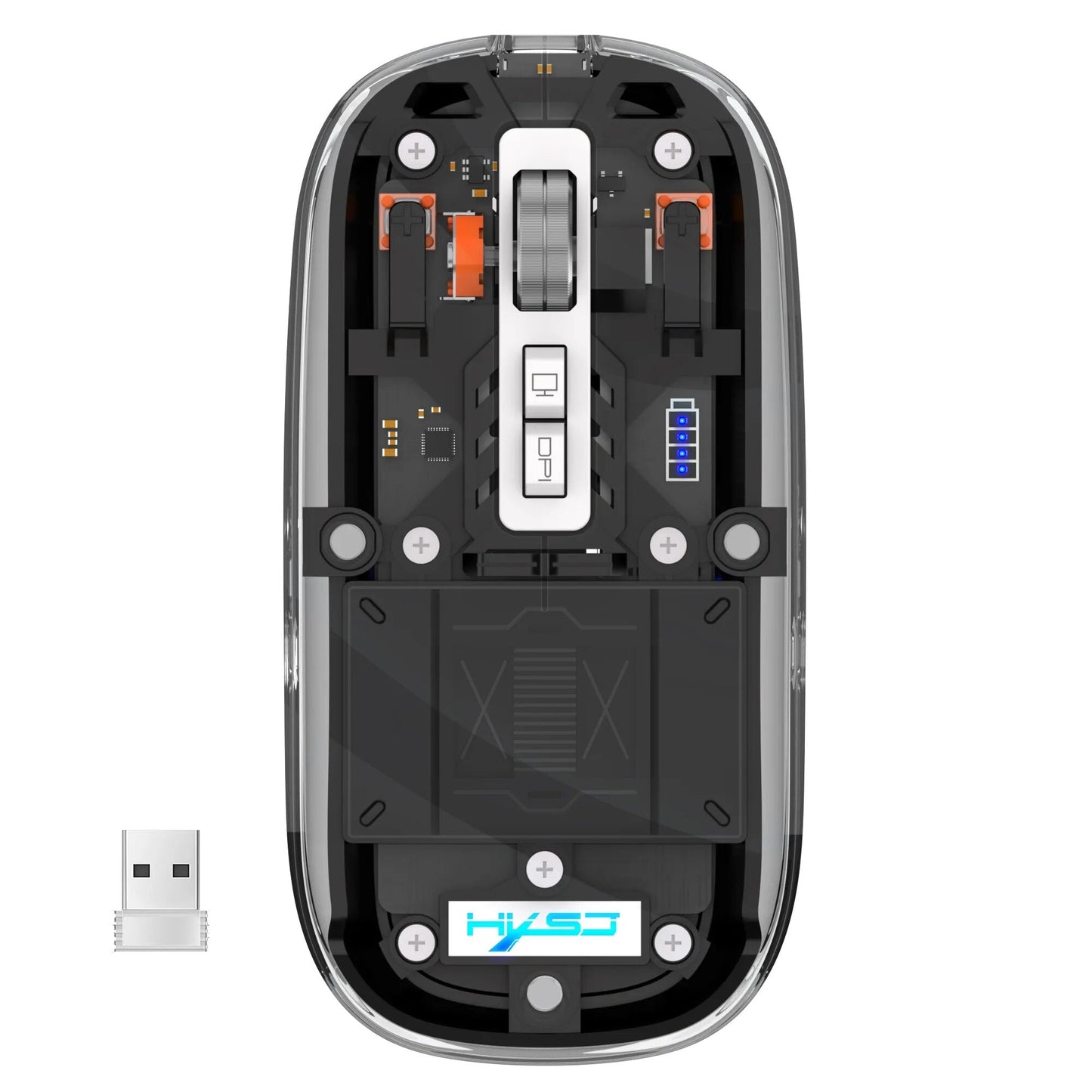Compact Cordless USB Computer Mouse