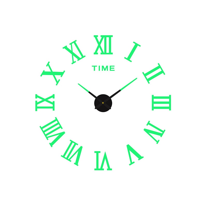 Modern 3D Glow Silent Wall Clock