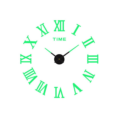 Modern 3D Glow Silent Wall Clock