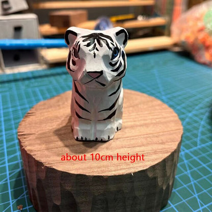 Adorable Handcrafted Wood Pet Figurines