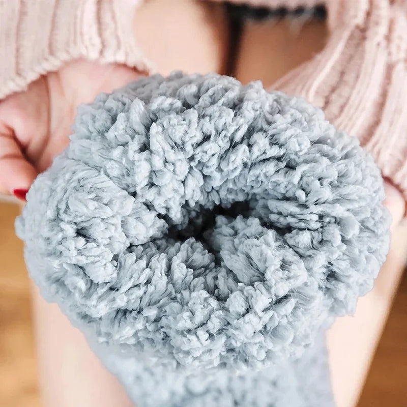 Warm Plush Cashmere Socks for Women