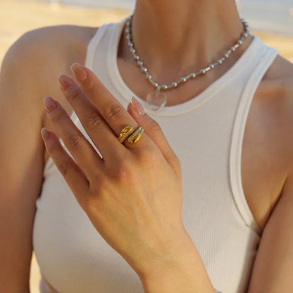 Luxury Crystal Fashion Wrap Ring