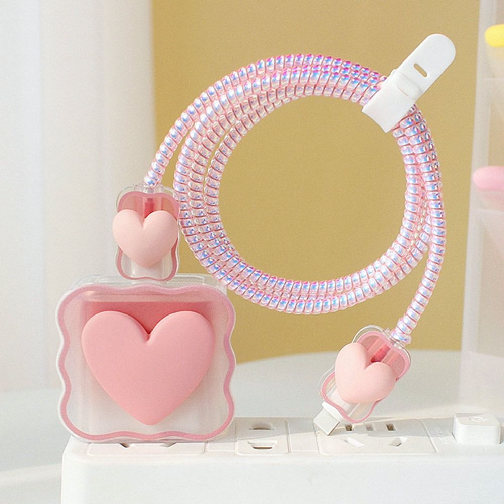 Clear Phone Charging Cable Cover Case - Luxicro