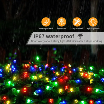 Vibrant Garden String Lights Waterproof 24V